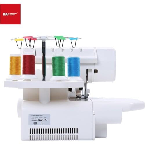 1,100 Stitches Per Minute LED Light overlock sewing machine with 2-3-4-5 Stitch Capability Self Adjusting Sewing Made Easy