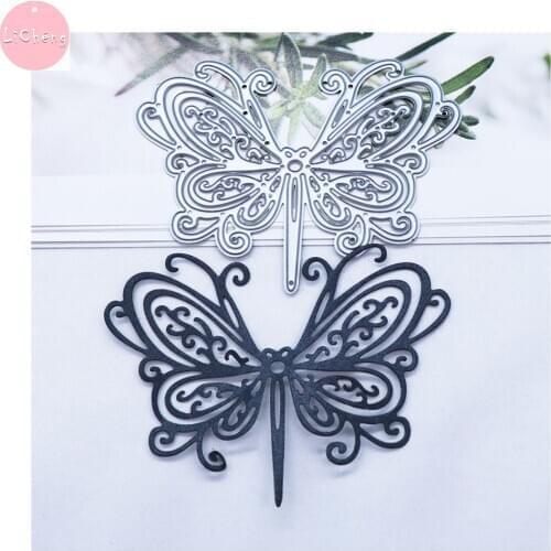 Dragonfly Slimline Card Dies Embossing Folder Photo Album Paper Craft Metal Cutting Dies Scrapbooking Templates Stencil Crafts