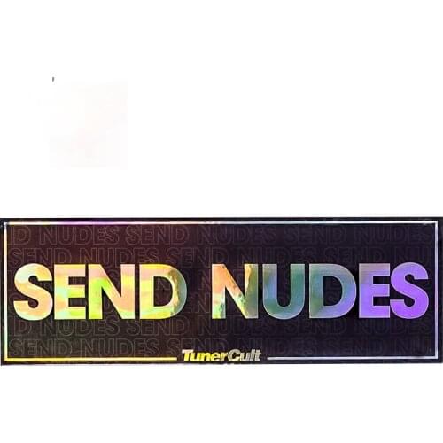 Japan Send Nudes Motorcycle Car Stickers Bumper Window Waterproof Anime Scratch-proof Window Decal Apply To Car Window Laptop