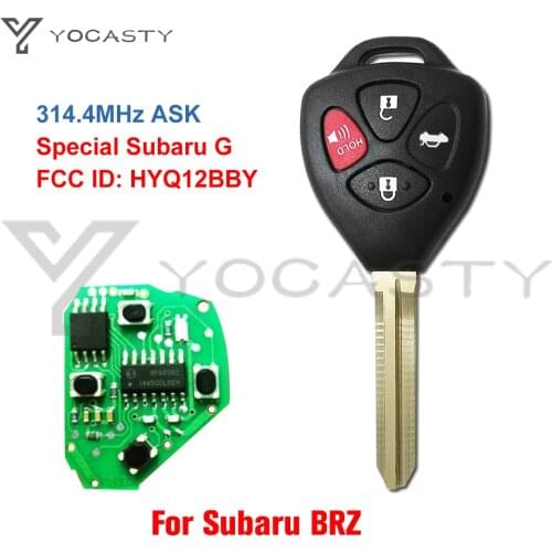 YOCASTY HYQ12BBY For Scion Toyota 86 GT86 Subaru BRZ 2013 2014 2015 2016 2017 2018 Special Subaru Remote Car Key Fob 314.3MHz