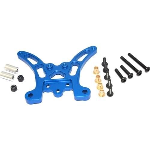 Aluminum Alloy Rear Shock Damper Plate Stays for Tamiya TT02B TT-02B 1/10 RC Car Parts Accessories