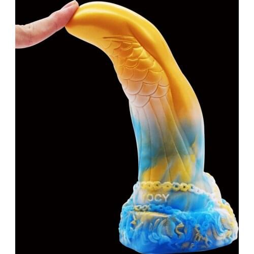 Liquid Silicone Dildos Skin Feeling Realistic Penis Soft Huge Dildo Female Masturbator Suction Cup Dildos for Women Big Dick 18