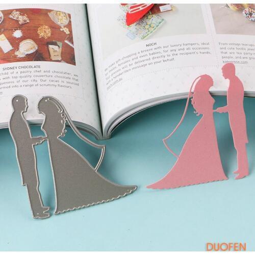040177 wedding couple stencil metal Cutting dies for DIY papercraft project Scrapbook Paper Album greeting cards