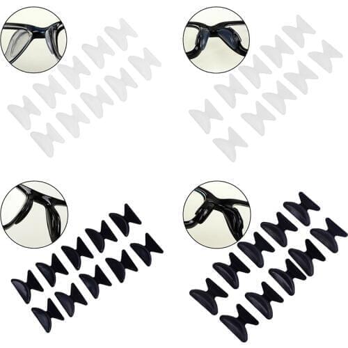 5 Pairs/lot Useful Hot Sale Soft Non-slip Silicone Nose Pad For Glasses Eyeglasses Sunglass