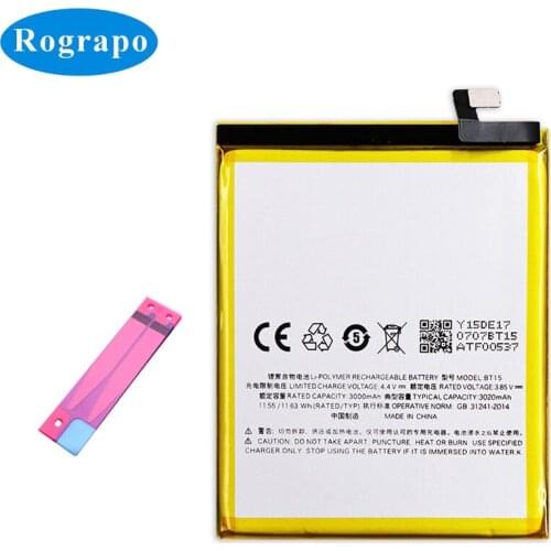 3000mAh BT15 Replacement Battery Bateria Batterij For Meizu M3s Mobile Phone Batteries Accumulator