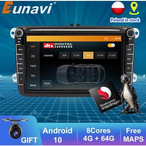 Eunavi Android 2din Car Radio multimedia player For Car VW Passat B5 B6 CC Polo GOLF 5 6 Touran Jetta Tiguan Touran Bora Magotan