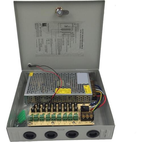 AC220V To D12V power supply 12V10A 12V15A 12V20A 12V30A switching power supply 9 Output monitoring centralized power adapter