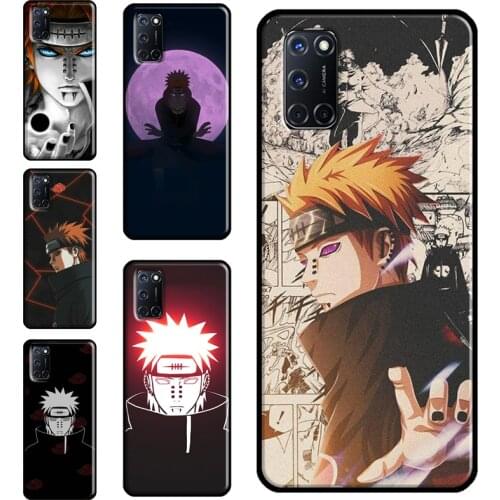 Pain Akatsuki Shippuden Anime Case For OPPO A9 A5 A53 A31 2020 A52 A72 A15 A83 A91 A93 A5S Find X3 Pro Reno 2 Z Funda