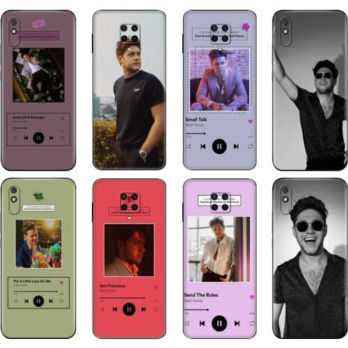 Black tpu Case For Xiaomi Redmi 7A 8 8A 9 9A 9C Case Redmi Note 8T 8 Pro T Note 9 9S 9 Pro Case Niall Horan