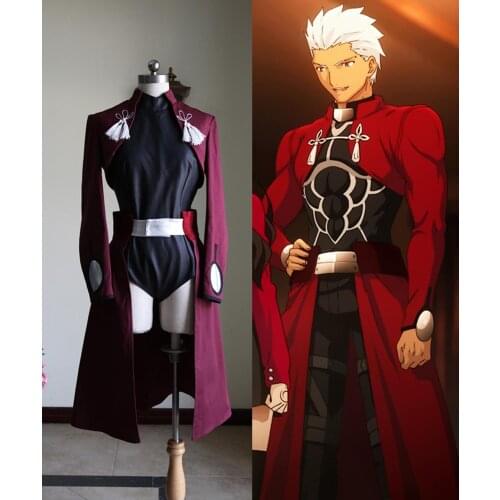 Cosplaydiy Anime Fate Stay Night Cosplay, Shirou Emiya Costume Adult Halloween Suit L320