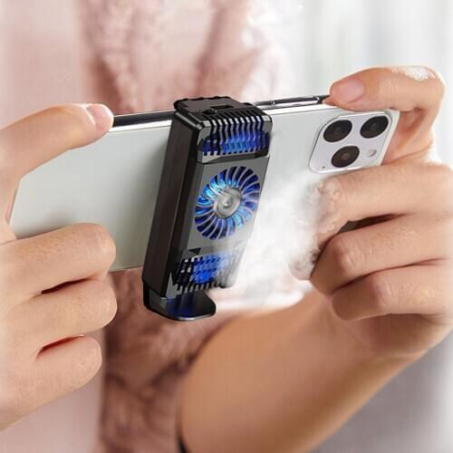 Mobile Phone Gamepade Radiator Cooler Phone Stand Universal USB Phone Cooling Fan Phone Holder for iPhone Andorid Smartphone