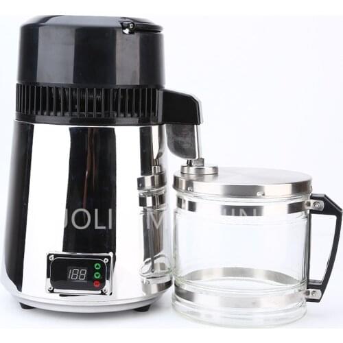 Pure Water Distiller 304 Stainless Steel Distilled Water Machine Dispenser Filter 4L Dental Distillation Purifier 110V 220V