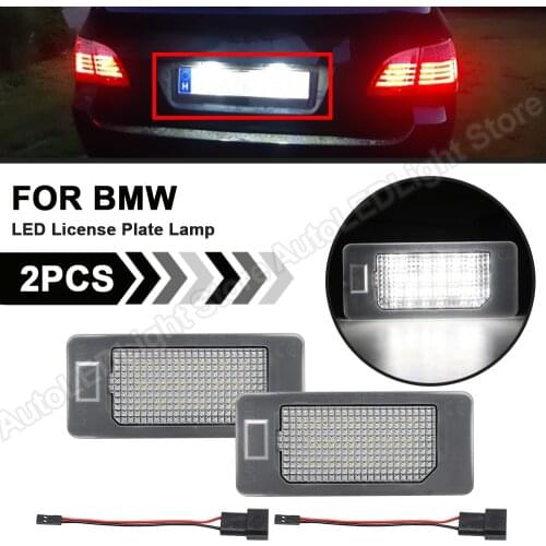 For BMW E39 E46 E60 E61 X5 E70 E71 E72 E82 E84 E88 E90 E91 E92 E93 F10 F11 F25 F26 M3 F80 F83 Car LED License Number Plate Light