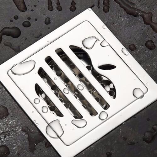 Shower Drain Thick Stainless Steel Floor Drain Ordinary Bathroom Toilet Kitchen Balcony Dedicated To prevent odor