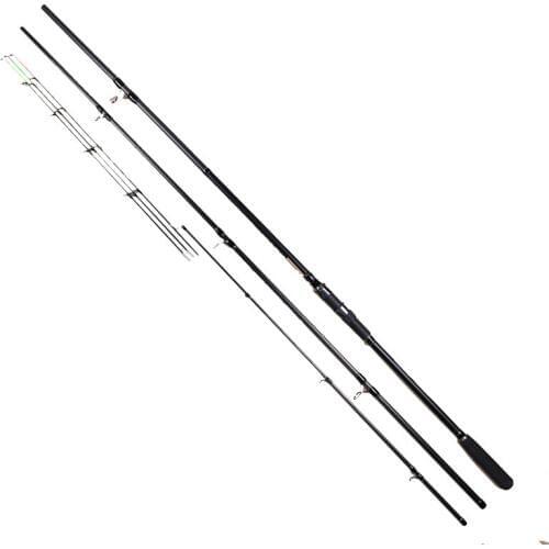 Feeder Lure rod Carbon fishing rod 4 sections Surf Rod 3 tips Rock rod 3.6M/3.9M 50-100-150g Surf casting rods