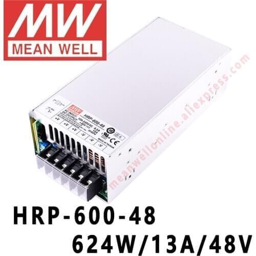 Mean Well HRP-600-48 meanwell 48V/13A/624W DC Single Output with PFC Function Switching Power Supply online store