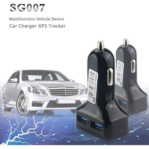 SG007 Multi-function Vehicle Device Car Charger GPS Tracker Add Voice Monitor Remote Control Real-time tracker Vibration Alarm