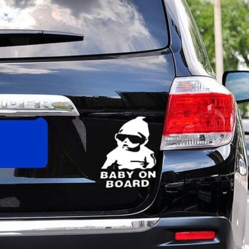 Car Sticker 14*9CM BABY ON BOARD Funny Reflective Child Stickers for Lexus ES250 RX350 330 ES240 GS460 CT200H CT DS LX LS IS ES