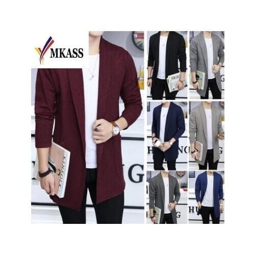 NEW 2017 Spring Autumn Mens Knit Cardigan Sweaters Men Knitwear trends Thin Sweater Slim Casual Brand Designers Clothing