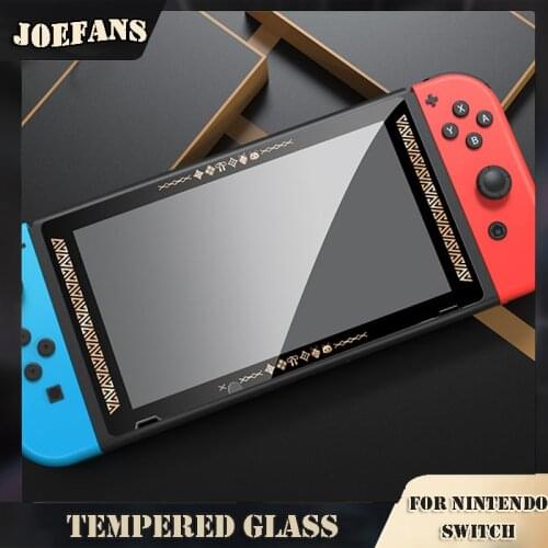 NS Switch Console Protective Glass Tempered Screen Protector for Nintendos Switch NS Glass Accessories Screen Film Game Theme