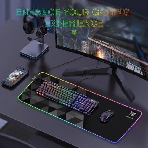 Single Side Desk Pad Illuminated Mat Mouse Pad Keyboards Mat Anti-Water Office