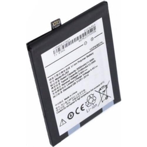 BL263 Original battery 3100mah for Lenovo ZUK Z2 PRO Z2pro Cellphone batteries