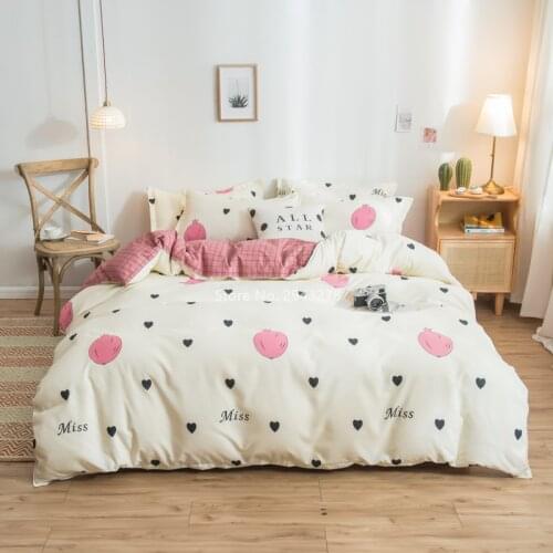 Pomegranate Cartoon Animal Pattern Childrens and Adult Bedroom Decor Bedding Quilt Cover Pillowcase Bed Linen Home Textile