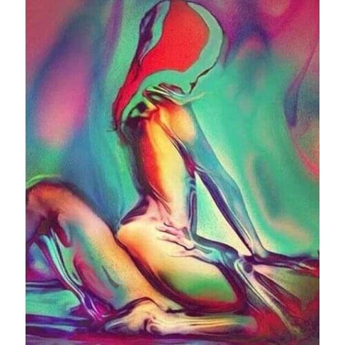 Sexy Men & Women Canvas Painting Abstract Make Love Posters and Prints Bedroom Bedside Wall Art Decora Oil Painting Pictures