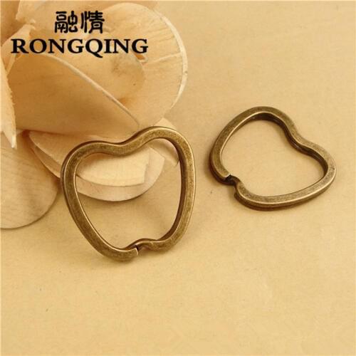 RONGQING Diy Accessories 40pcs Keyring Split Ring 32*30MM Good Quality Key Ring For Keychain Making Sleutelhanger