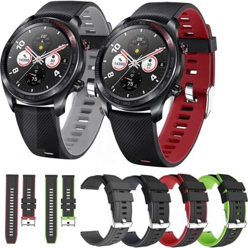 Replaceable Watchbands For HUAWEI WATCH GT 2 46mm/GS/GT2 Pro/HONOR Magic2 46mm Silicone Straps Band Bracelet Wriststarp Correa