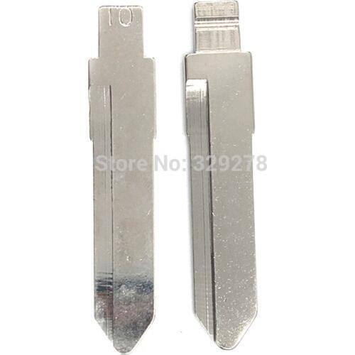 10pcs/lot Middle Slot NO. 10 right Key Blade For Suzuki Alto Flip Key Blade, Origin Car Blank Key Blade