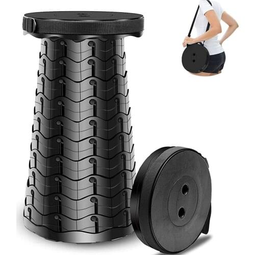 Retractable Folding Telescopic Stool, Strong and Light, Suitable for Children and Adults Picnic, Camping, Fishing, Hiking, Beach