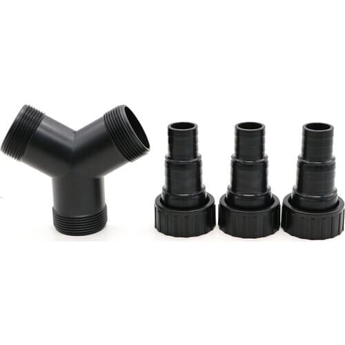 Y Tee Hose Pipe Connectors Micro Tube Irrigation Y Type Hose Connector Air Pump Tube Joint