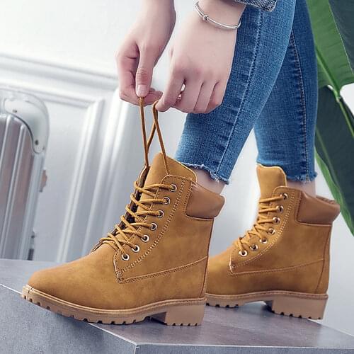 Snow boots women shoes non slip women boots 2021 new lace-up waterproof casual winter boots women plus size winter shoes ladies