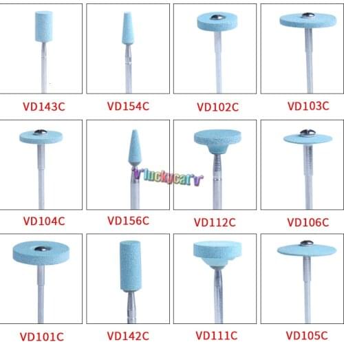 1PcsDental lab ceramics diamond stone grinder zirconia full porcelian crowns polisher quick polishing perfect effect