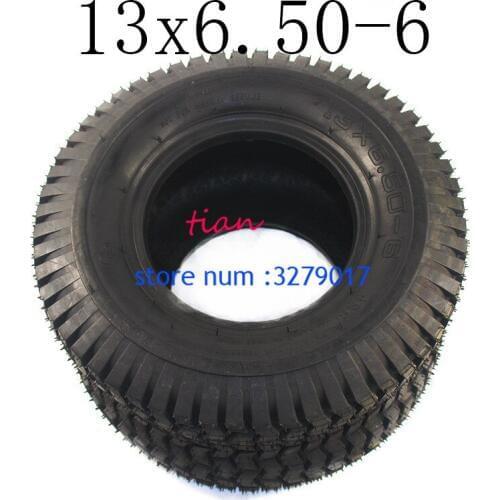 2019 Hot Sale Good Quality Tubeless Tire 13x6.50-6 for ATV QUAD Golf Buggy Mower Go-kart Lawnmowers 13x6.50-6 Tire