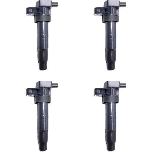 4Pcs Ignition Coils for Hyundai Azera Genesis Santa Fe Sonata Kia Sedona Sorento V6 27301-3C000 27301-3C010
