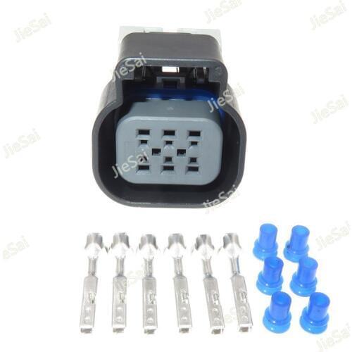 6 Pin 15355297 15418498 Auto Waterproof Female Plug VE Throttle Motor Drive Connector For BUICK