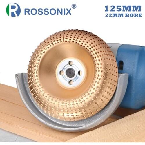 125mm Wood Angle Grinding Wheel Sanding Carving Rotary Tool Abrasive Disc For Angle Grinder Tungsten Carbide 22mm Bore Shaping