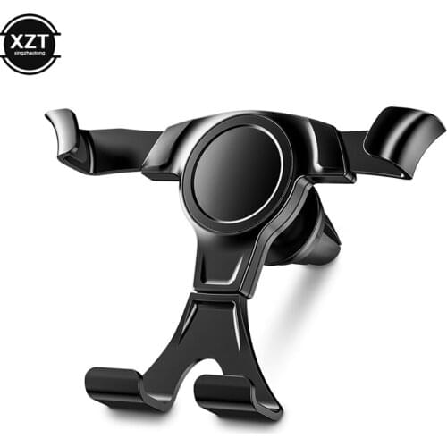 Gravity Car Cell Phone Holder Support No Magnetic Auto Air Vent Mobile GPS Clip Mount Bracket Cell Phone Support Car Phone Stand