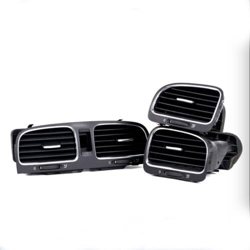 Black Front Dashboard Air Outlet Vent For Golf MK6 5KD 819 728 5KD 819 703 5KD 819 704