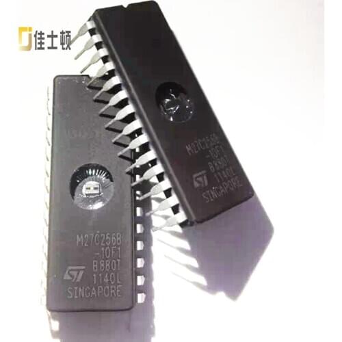 Cheap IC M27C256B-10F1 M27C256 27C256 EPROM UV 256kbit CDIP-28 NEW High quality
