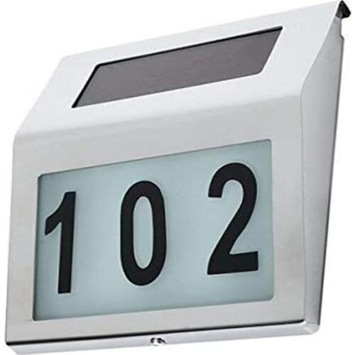 DIY House Number Personalized nameplate number Solar Lamp With LED House Number Lamp Outdoor
