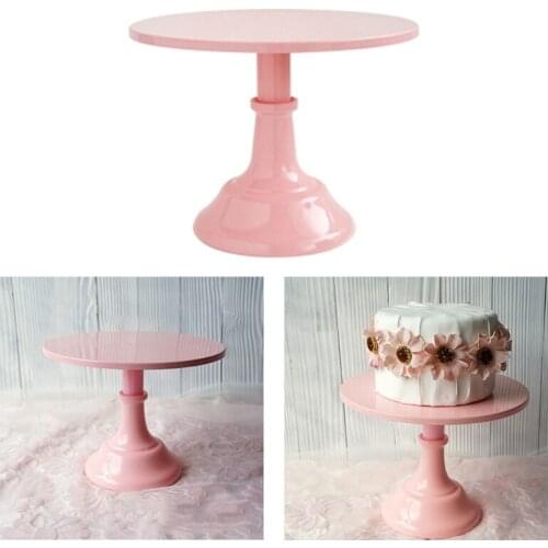 Elegant Round Pedestal Dessert Table High Tray Cake Stand Holder Cupcake Display Rack Bakeware Birthday Wedding Party