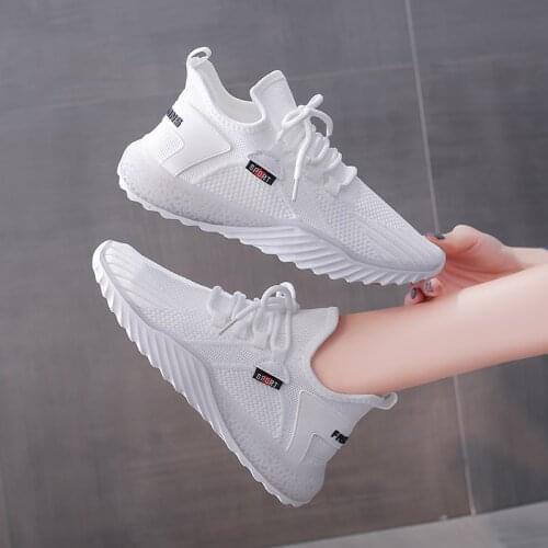 Womens Sneakers Fashion Breathable Walking Flat Shoes Mesh White Black Pink Casual Shoes Summer Womens Shoes Tenis De