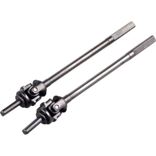 Metal Main Driveshaft Front Drive Shaft Set for Traction Hobby Founder II 1/8 Jeep Front Drive Shaft RC Car Upgrade