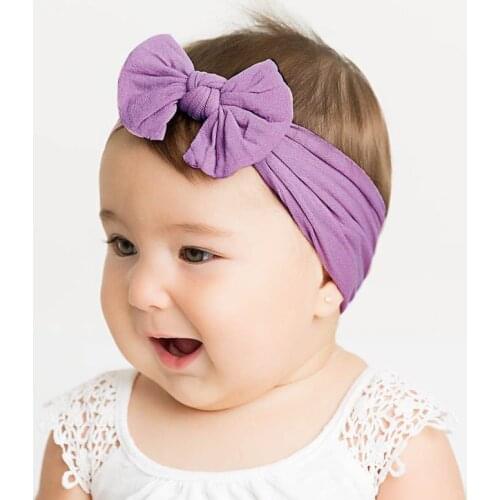Cute Baby Girls Bowknot Elastic Headband Apparel Photography Prop Infant Toddler Headwear Birthday Christmas Party Gifts