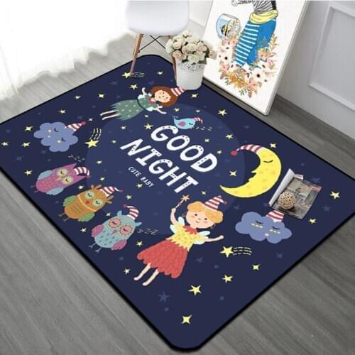 Cartoon animal series kids room carpet for livingroom bedroom door floor mat children play MATS pads Area Rug Soft tapete
