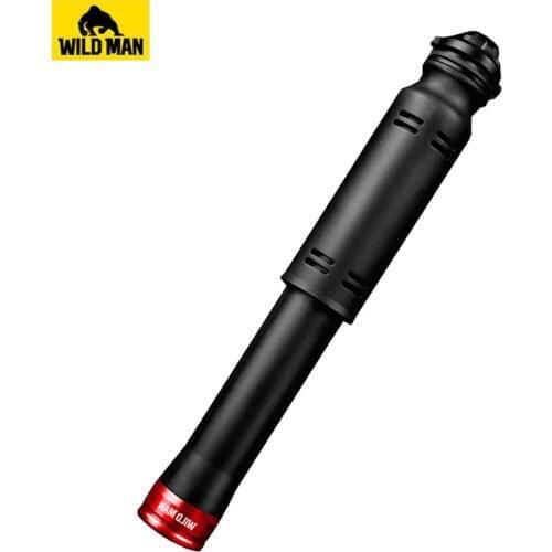 WILD MAN Portable Mini Bike Pump Mtb High Pressure Plastic Bicycle Hand Pump Cycling Accessories Pompe Velo 110 Psi