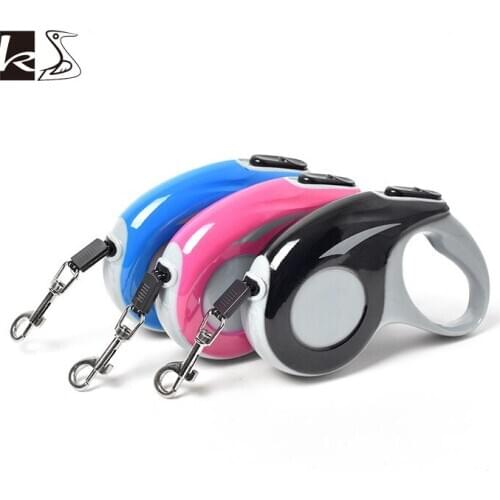 New dog walking artifact that can stretch and shrink pet traction rope dog traction rope runs automatically shrink